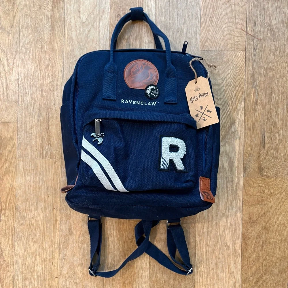 Harry Potter Ravenclaw Navy Canvas Backpack